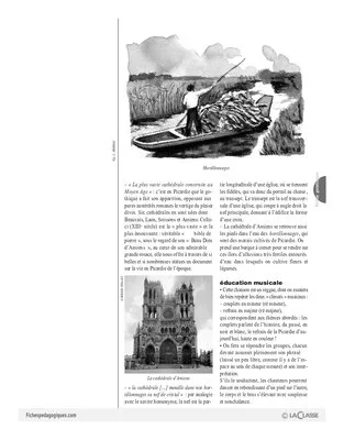 Les régions de France en chansons / Picardie (Cycle 3)