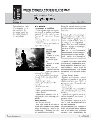 Les régions de France en chansons / Rhône-Alpes (Cycle 3)