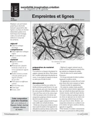 Empreintes et lignes