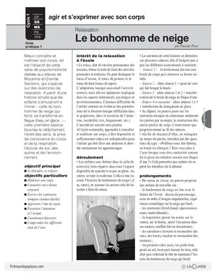 Relaxation (1) / Le bonhomme de neige