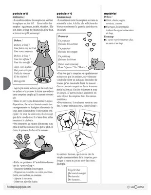 Cajolicomptines (2) / Le loup