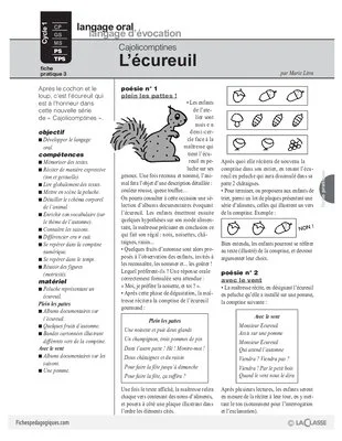 Cajolicomptines (3) / L'écureuil