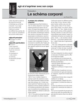 Relaxation (2) / Le schéma corporel