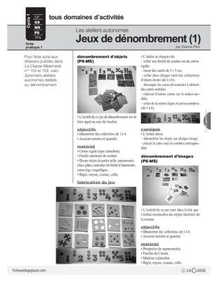 Ateliers autonomes (1) / Dénombrement