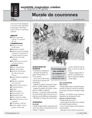 Murale de couronnes des rois