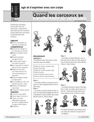 Psychomotricité (4) / Avec des cerceaux