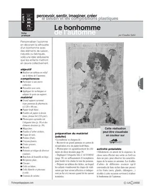 Le bonhomme de l'automne