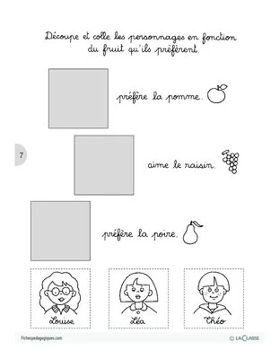 Léa à l'école / Le marché