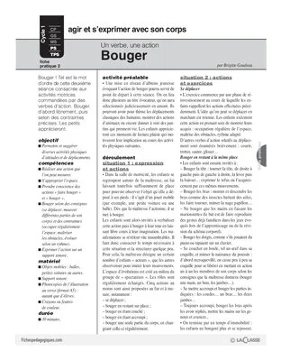 Un verbe, une action (2) / Bouger
