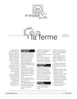 Léa à l'école / A la ferme