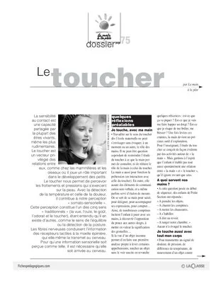 Projet / Le toucher