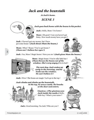 Jack and the beanstalk (3) / L'anglais par le jeu