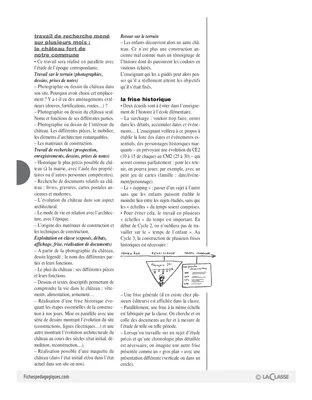 L'histoire / Grands domaines d'activités