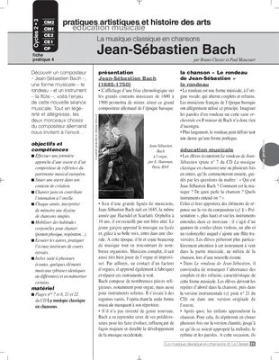 Musique classique en chansons (4) / Jean-Sébastien Bach