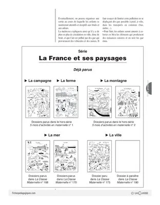 La France et ses paysages / La ville (1)