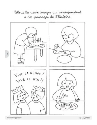 Léa à l'école / La galette des rois
