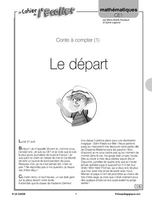 Contes à compter (1) / Le départ