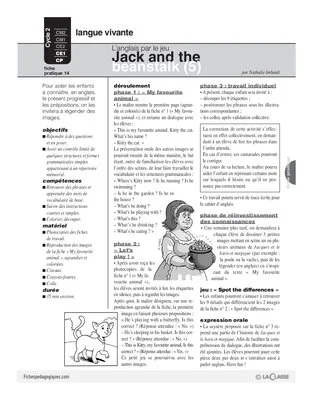 Jack and the beanstalk (5) / L'anglais par le jeu