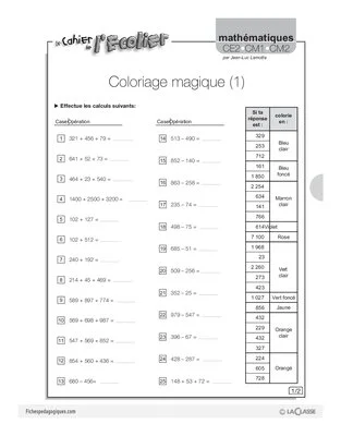 Coloriage magique (1)