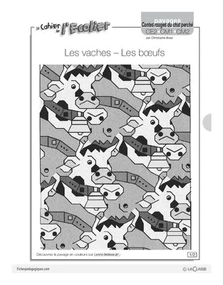 Vaches et boeufs / Pavages