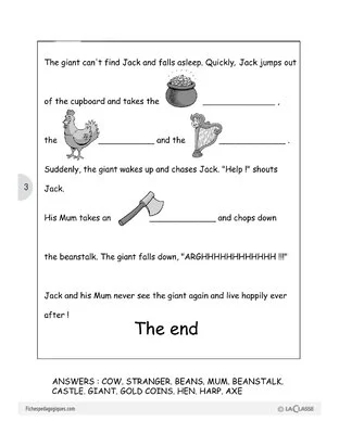 Jack and the beanstalk (6) / L'anglais par le jeu