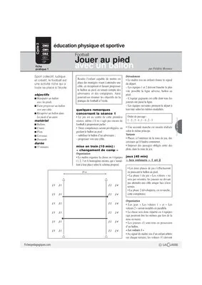 Football (1) / Jouer au pied avec un ballon