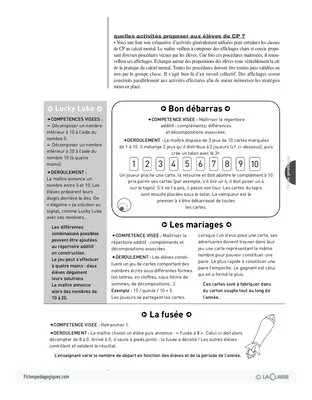 Nombres et calcul au cycle 2 (6) / Le calcul mental au CP