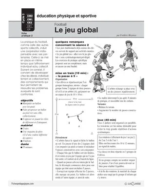 Football (2) / Le jeu global