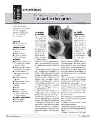 Encadrement et sortie de cadre (2)
