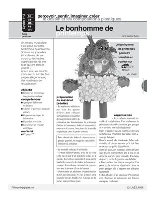Le bonhomme de printemps
