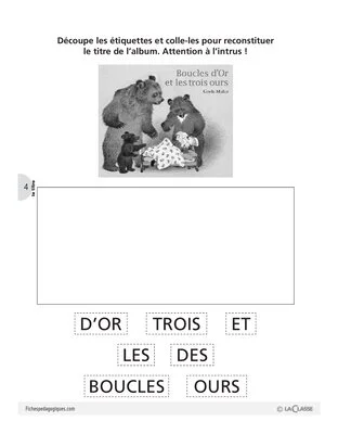 Boucles d'or et les trois ours (3)