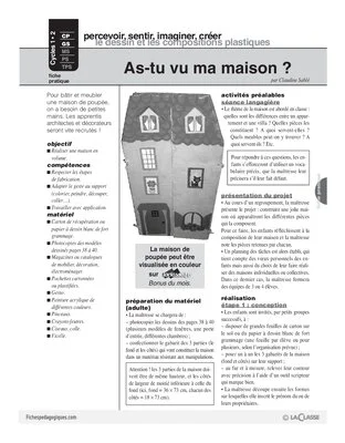 As-tu vu ma maison?