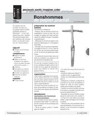 Bonshommes de papier